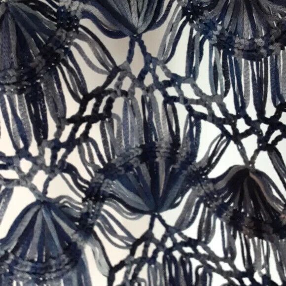 Lisa international size PM loose knit sweater See (pics) blue * - Picture 4 of 12